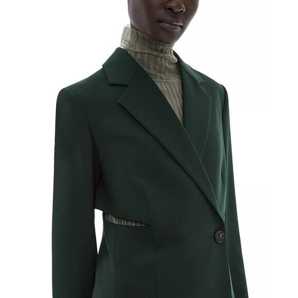 Helmut Lang Slash Cutout Blazer Evergreen - 6 - Picture 4 of 7